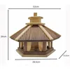 4iQ Massivholz-Vogelfutterhaus SIKORKA III 39x33,5x39 cm Produktbild-Vorschau 2