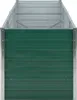 vidaXL Garten-Hochbeet Verzinkter Stahl 240x80x77 cm Grün Produktbild-Vorschau 4