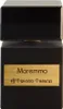 A close-up, front-facing studio shot of a black perfume bottle with a gold label. Produktbild-Vorschau