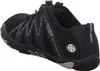 A black Dockers by Gerli sports shoe is shown from a side-rear angle on a white background. Produktbild-Vorschau