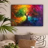 MuchoWow® - Leinwandbilder - Baum - Bunt - Modern - Produktbild-Vorschau 2