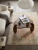 Couchtisch 78x78x39,5 cm Mango Massivholz Walnussfarben Produktbild-Vorschau 3