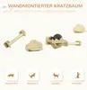 PawHut Katzen Kletterwand, 5-teiliges Katzentreppe mit 2 Produktbild-Vorschau 4