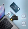AXAGON Compact travel USB-A + USB-C contact Smart/ID card Anteprima dell’immagine prodotto 4
