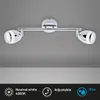 LED Deckenleuchte Badleuchte dreh- & schwenkbar 8W Chrom Produktbild-Vorschau 2