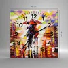 Wanduhr - Quadrat - Glasuhr - gehen liebhaber - 40x40cm - Produktbild-Vorschau 3