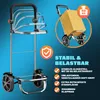 A marketing image showcasing a shopping trolley with its features highlighted. Anteprima dell’immagine prodotto
