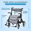 ForeverSenior 2 in 1 Rollator & Rollstuhl - mit Federung - Produktbild-Vorschau 3