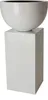 VIVANNO Podest Fiberglas PODEST Säule, Hochglanzweiß Produktbild-Vorschau 4