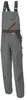 Planam Latzhose Highline Gr. 52 schiefer/schwarz/rot Produktbild-Vorschau 8
