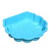 Sand- & Wassermuschel 2er Set Pink/Türkis 86x77cm Produktbild-Vorschau 2