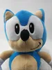 A close-up front view of a Sonic the Hedgehog plush toy against a white background. Produktbild-Vorschau