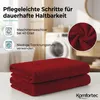 Komfortec 2er Saunatuch Set 80x200 cm aus 100% Baumwolle, Produktbild-Vorschau 3