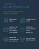Marketing graphic with text and icons describing features of a product. Produktbild-Vorschau