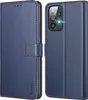 Samsung Galaxy A53 5G Handyhülle Blau Leder Tasche Flipcase Produktbild-Vorschau 1