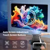 A projector is shown projecting an image onto a screen, with icons and text highlighting its features. Anteprima dell’immagine prodotto