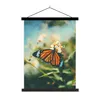 MuchoWow® Textilposter Schmetterling - Blumen - Garten Produktbild-Vorschau 1