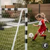 But de football 180 x 120 cm, but robuste en acier blanc, Voir les images du produit 9