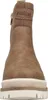 A close-up front view of a brown and beige boot. Produktbild-Vorschau