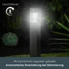 MeLiTec Solar Gartenleuchte SO32-1 eckig mit Produktbild-Vorschau 4