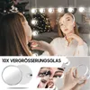 Hollywoodské zrcadlo s osvětlením 15 LED Náhled obrázku produktu 10