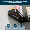 Étagère de douche adhésive, étagère de douche en plastique Voir les images du produit 4