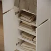 Kleiderschrank Vicco Claus Weiß 74 x 191.5 cm mit 4 Türen, Produktbild-Vorschau 4