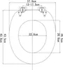 WOLTU WC-Sitz MDF mit Absenkautomatik Softclose Scharnier Produktbild-Vorschau 3