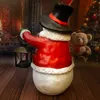 Figurka dekoracyjna bałwanek z latarnią 35,2 cm Solis Decor Podgląd zdjęcia produktu 4