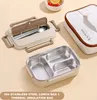 Isolierte Lunchbox mit Fächern, leicht zu reinigender Produktbild-Vorschau 2