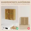 Szafka łazienkowa HOMCOM – szafka wisząca z bambusa z Podgląd zdjęcia produktu 6