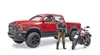 bruder RAM 2500 Power Wagon mit Ducati Desert Sled und Produktbild-Vorschau 1