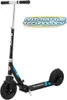 A black Razor kick scooter with blue accents is shown against a white background. Produktbild-Vorschau