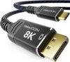 deleyCON 1,5m 8K USB-C auf DisplayPort Kabel für Monitor Produktbild-Vorschau 1