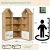 Hoekrek voor kinderkamer, in de vorm van een huis, Productafbeelding-voorbeeld 2