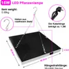 Jopassy 4PCS lampada per piante LED, 15W con 225 LED rossi Anteprima dell’immagine prodotto 2