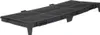A black carbon filter for a range hood, shown from a diagonal angle against a white background. Produktbild-Vorschau