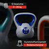 GORILLA SPORTS® Kettlebell - 5kg Gewichte, Kunststoff - Produktbild-Vorschau 7