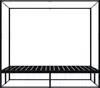 CLP Himmelbett Batoni Rahmen und Lattenrost aus Metall Produktbild-Vorschau 5