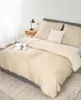 dibea Edel-Renforcé-Wendebettwäsche Beige – 155x220 cm Produktbild-Vorschau 1