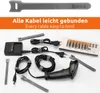 ECENCE Klettband Kabelbinder wiederverschließbar 70 Stück Produktbild-Vorschau 4