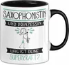 Saxophonistin Und Prinzessin Tasse Geschenk Für Eine Produktbild-Vorschau 1