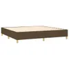Boxspringbett mit Matratze & LED Dunkelbraun 200x200 cm Produktbild-Vorschau 5
