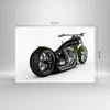 Bilder auf glas - Motorrad Chrom Schlauch Reise - 70x50cm - Produktbild-Vorschau 3