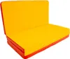 Klappbare Turnmatte Gamma 200x100x8 cm – 4-teilig rot/gelb Produktbild-Vorschau 3