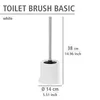 WENKO Toiletten Bürsten Klo Halter WC Garnitur Kunststoff Produktbild-Vorschau 5