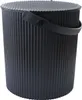 A black bucket with a lid and handle, shown against a white background. Anteprima dell’immagine prodotto
