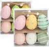 com-four® 24x Ostereier zum Aufhängen - Osterdeko aus Holz Produktbild-Vorschau 7