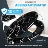 SANILO® WC-Sitz mit Absenkautomatik Marmor Schwarz, Produktbild-Vorschau 4
