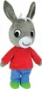 A plush toy donkey standing against a white background. Produktbild-Vorschau